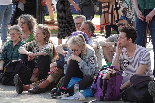 In photos: Extinction Rebellion protests at Oxford Circus, Marble Arch and Waterloo Bridge, Friday 19th April 2019