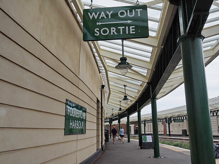 Return to Folkestone Harbour disused railway station - thirty photos