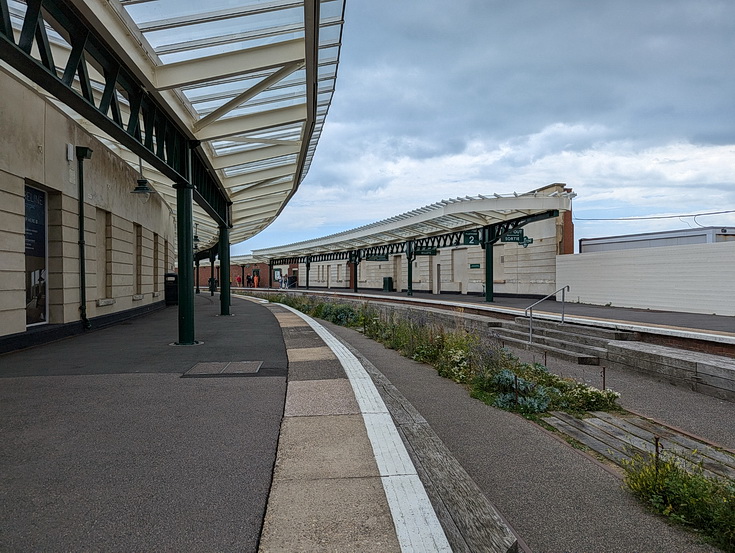 Return to Folkestone Harbour disused railway station - thirty photos