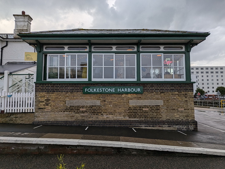 Return to Folkestone Harbour disused railway station - thirty photos