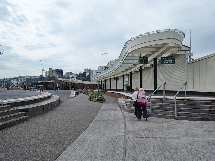 Return to Folkestone Harbour disused railway station - thirty photos