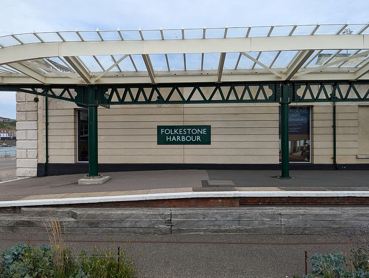 Return to Folkestone Harbour disused railway station - thirty photos