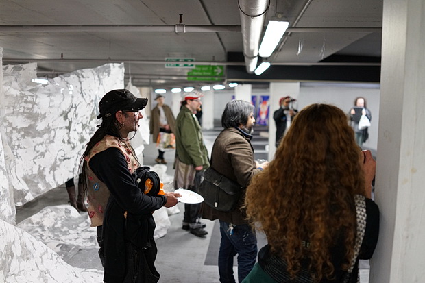 In photos: The Crash art show in the Q Park underground car park, London, October 2017