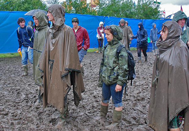 Great Glastonbury Festival mudfests of the past