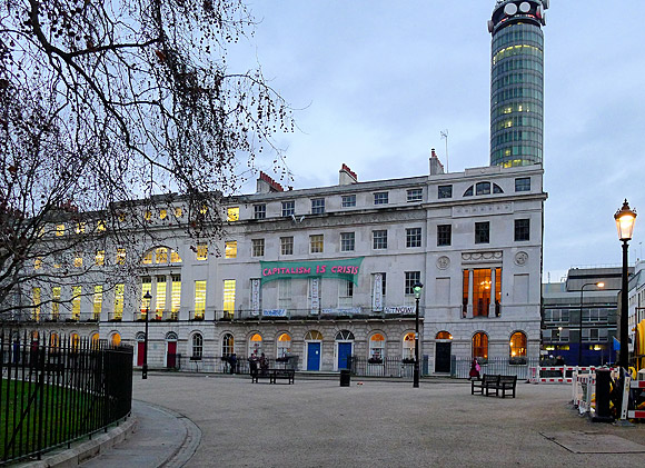 Squatters take over £6m Fitzroy Square mansion