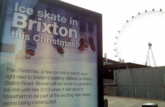 'Ice Skate in Brixton this Christmas' predicts Lambeth Council