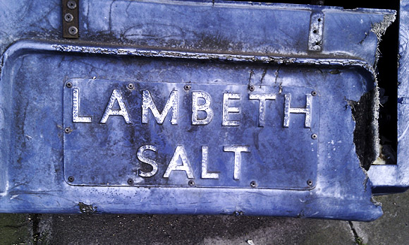 Pic of the day: Lambeth Salt