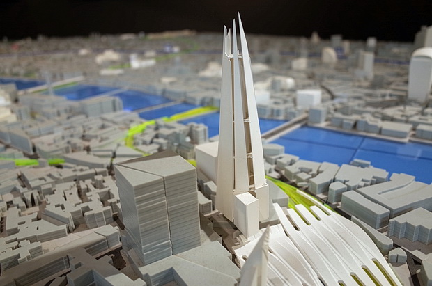 The Scale Model of central London at the Building Centre, Store Street, London, WC1E 7BT