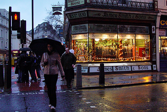 London rain: five photos