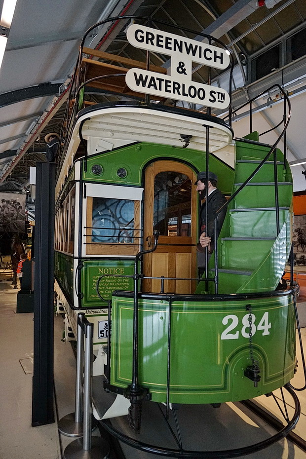 Trams, trains, tubes, trolleybuses and buses at the London Transport Museum - photos