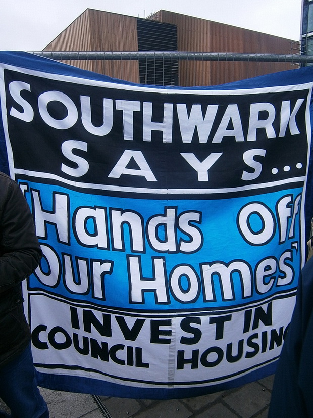 March For Homes protest over the London housing crisis, central London, 31st, January 2015
