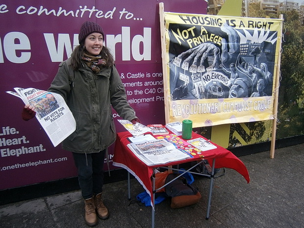 March For Homes protest over the London housing crisis, central London, 31st, January 2015