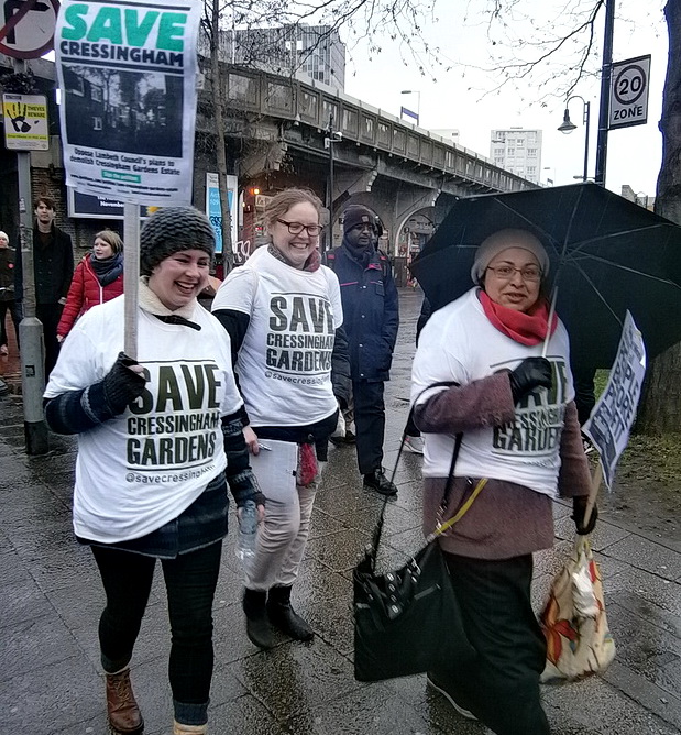 March For Homes protest over the London housing crisis, central London, 31st, January 2015