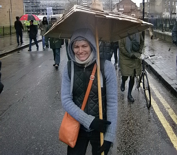 March For Homes protest over the London housing crisis, central London, 31st, January 2015