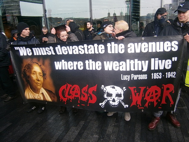 March For Homes protest over the London housing crisis, central London, 31st, January 2015