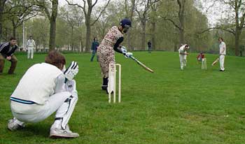 Cricket at Mayday, St James Park, London