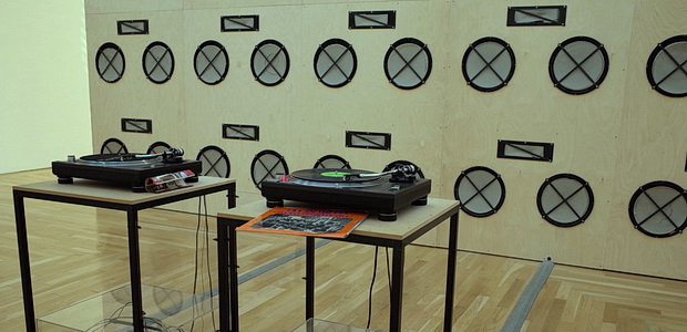 Sound as a weapon: ad hoc DJs make the noise at Mute at the National Museum of Wales, September 2015
