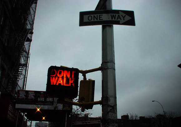 New York signs - photos from NYC streets