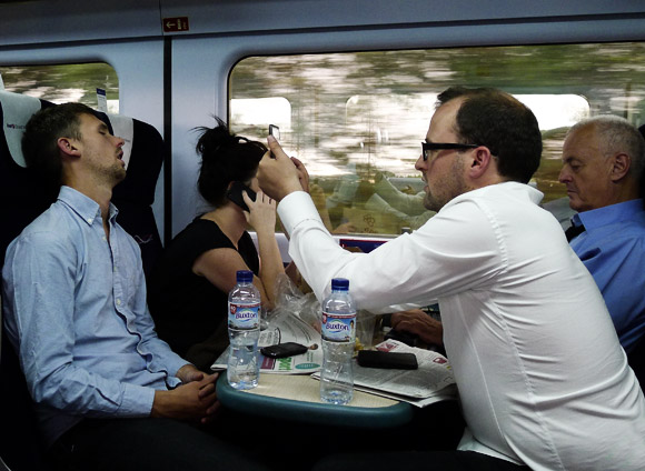 Pic of the day: office worker snaps sleeping colleague on Paddington-bound train