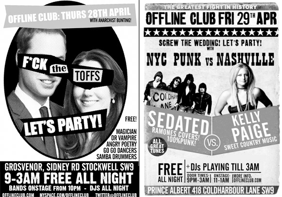 Screw the wedding - let's PARTY! Free Brixton clubs tonight/Fri. 