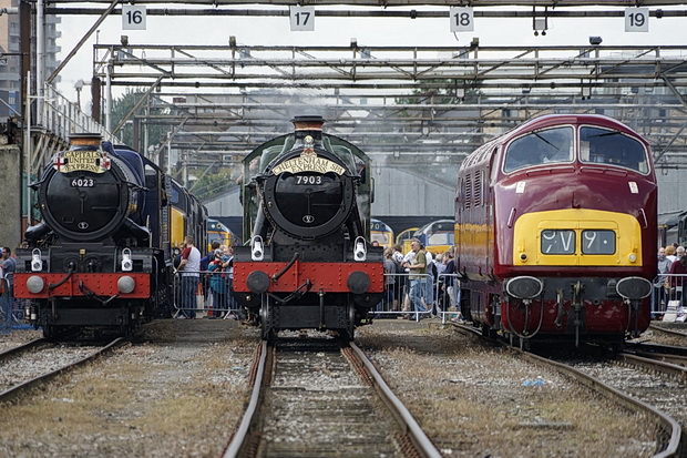 Steam and diesel loco delights at Old Oak Common Open Day, Saturday 2nd September 2017