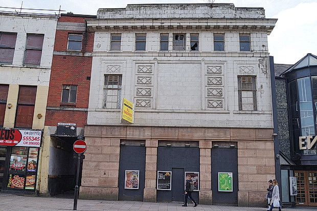 In photos: Preston, Lancashire - bus station. closed shops and architecture, 