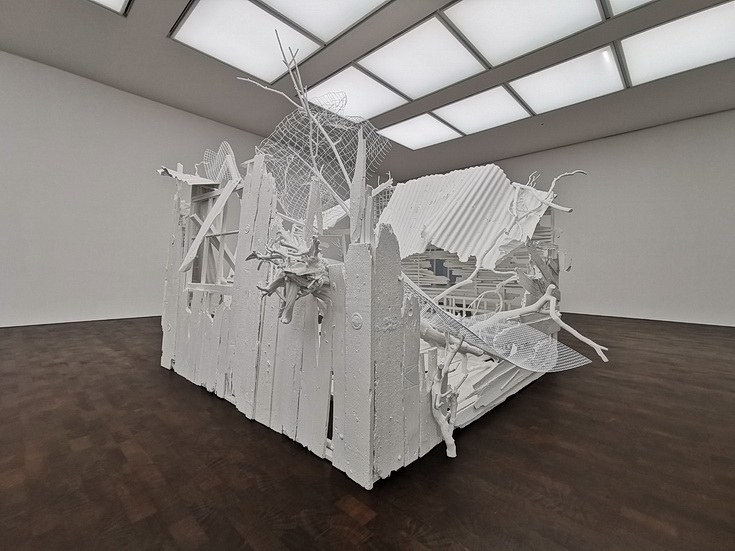 Rachel Whiteread's Internal Objects exhibition at the Gagosian Gallery, central London
