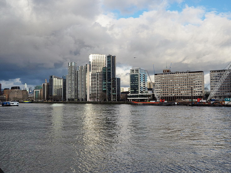 In photos: a winter's walk along the River Thames in Central London, Feb 2024