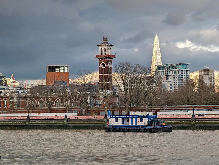 In photos: a winter's walk along the River Thames in Central London, Feb 2024
