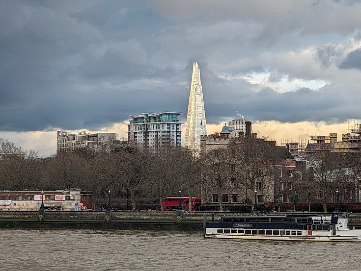 In photos: a winter's walk along the River Thames in Central London, Feb 2024