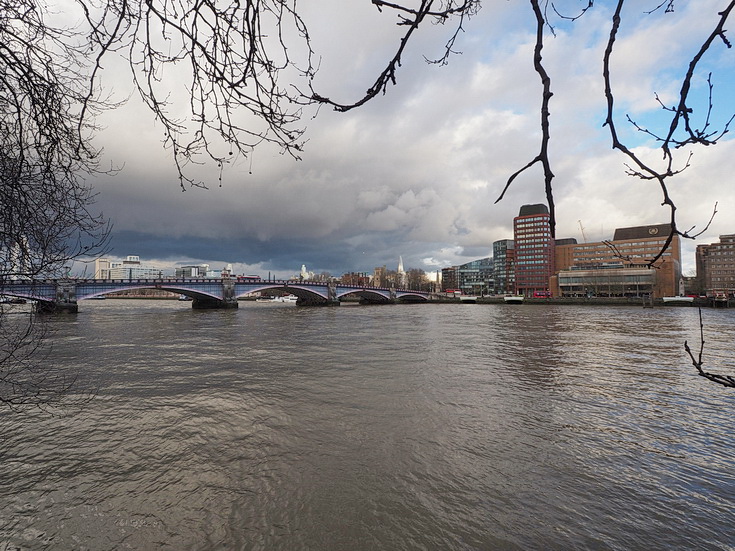 In photos: a winter's walk along the River Thames in Central London, Feb 2024
