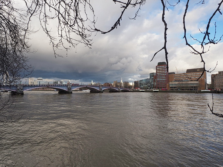 In photos: a winter's walk along the River Thames in Central London, Feb 2024