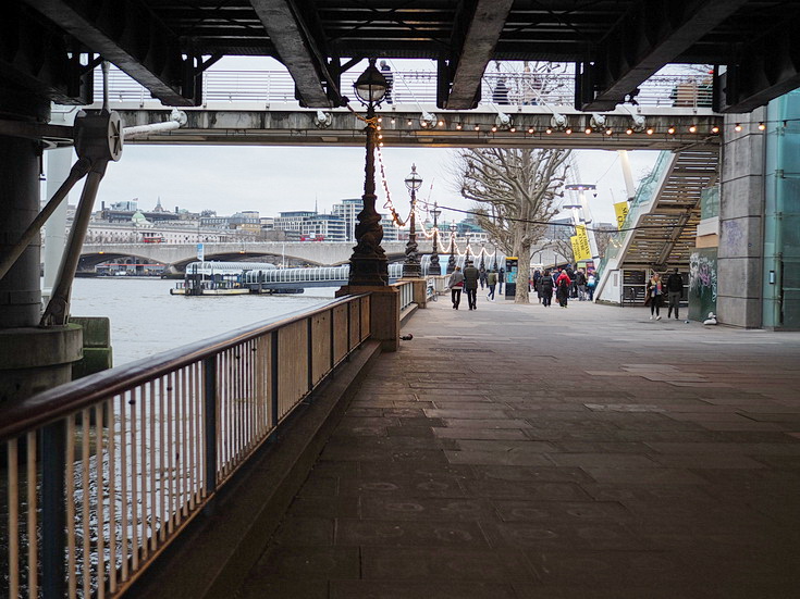 In photos: a winter's walk along the River Thames in Central London, Feb 2024