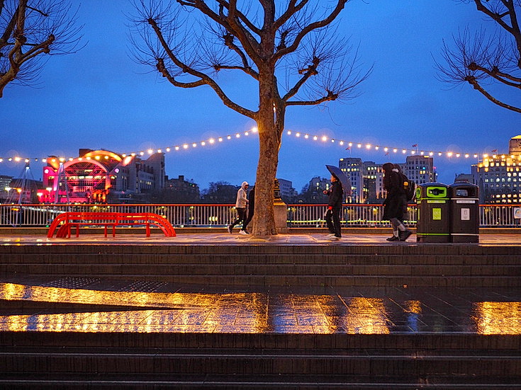 In photos: a winter's walk along the River Thames in Central London, Feb 2024