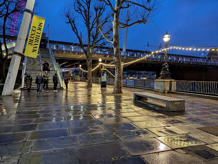 In photos: a winter's walk along the River Thames in Central London, Feb 2024