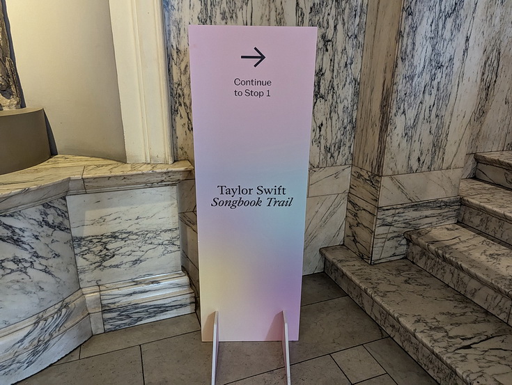 In photos: Taylor Swift Trail at the V&A museum, London
