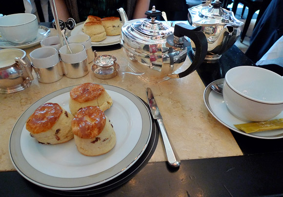 Afternoon tea at The Wolseley, Piccadilly, London