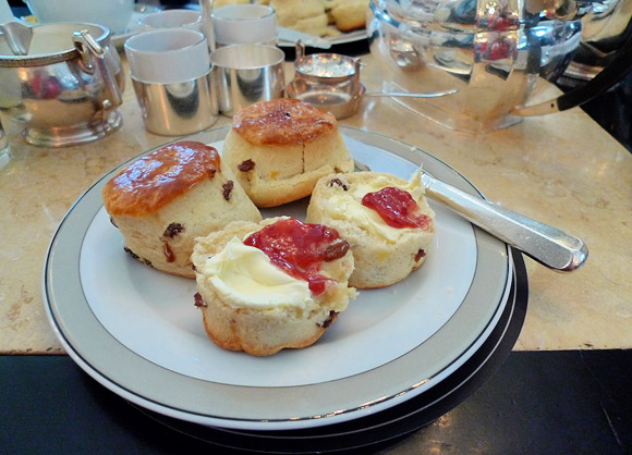 Afternoon tea at The Wolseley, Piccadilly, London