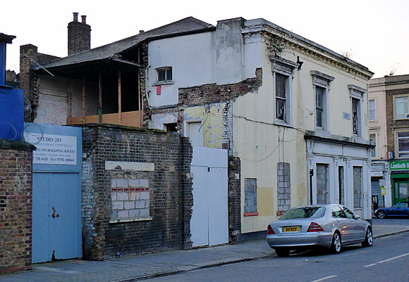 The Crown (Mucky Duck), 201 Coldharbour Lane SW9 awaits its fate