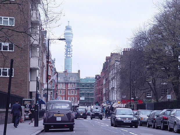 London history - a trip up the BT Tower 15 years ago, March 2004
