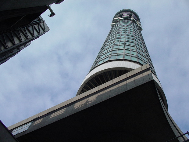 London history - a trip up the BT Tower 15 years ago, March 2004