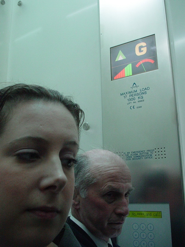 London history - a trip up the BT Tower 15 years ago, March 2004