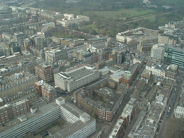 London history - a trip up the BT Tower 15 years ago, March 2004