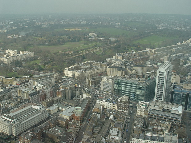 London history - a trip up the BT Tower 15 years ago, March 2004