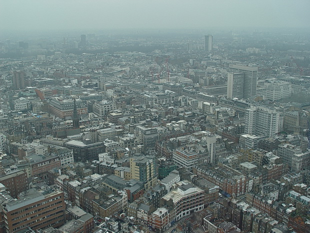 London history - a trip up the BT Tower 15 years ago, March 2004