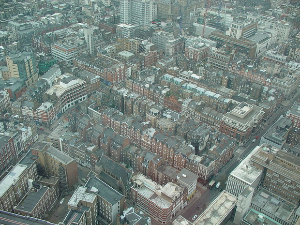 London history - a trip up the BT Tower 15 years ago, March 2004