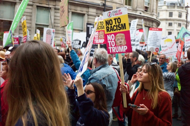 In photos: Donald Trump protests in central London, Tues 4th June 2019
