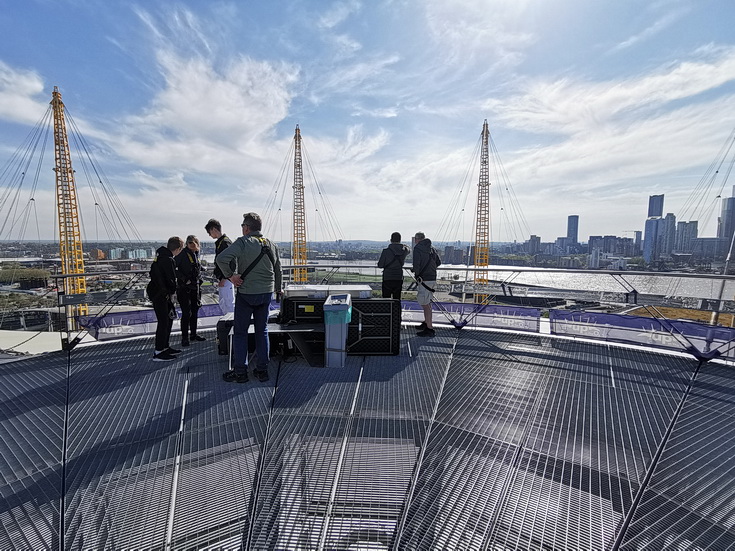 Up At The O2: a mountaineering walk across the Millennium Dome's roof