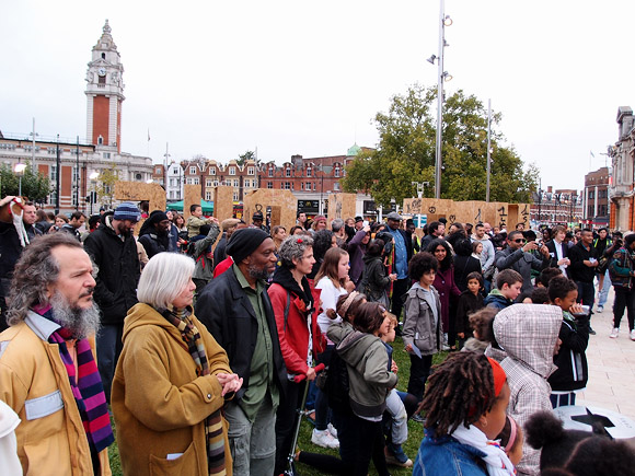 We Love Brixton event, Windrush Square, Brixton, south London 8th October 2011