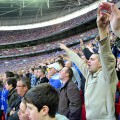 Cardiff City heartbreak at the Carling Cup final. I get very drunk